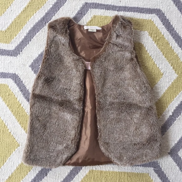 Route 66 Other - Brown fake fur vest